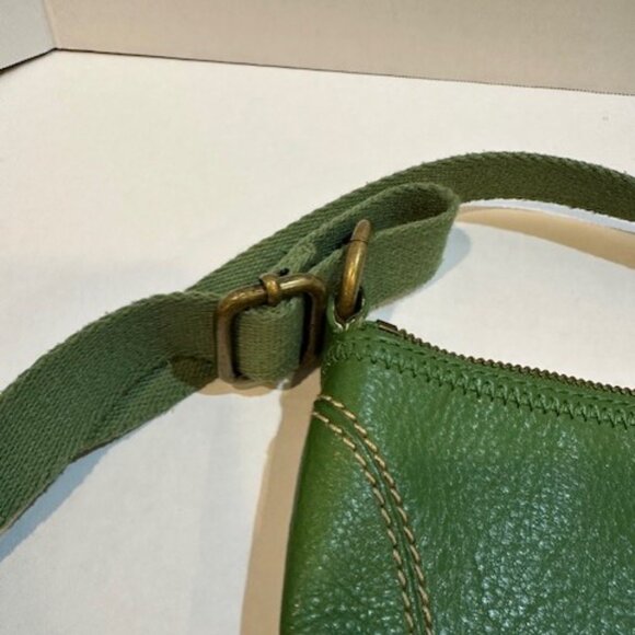 Vintage The Sak Green Leather Crossbody - Picture 3 of 16